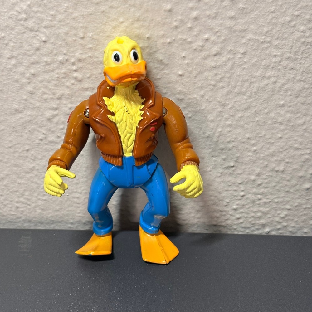 Playmates Ace Duck Action Figure TMNT 4.5" Yellow Good 1989 Mirage Studios